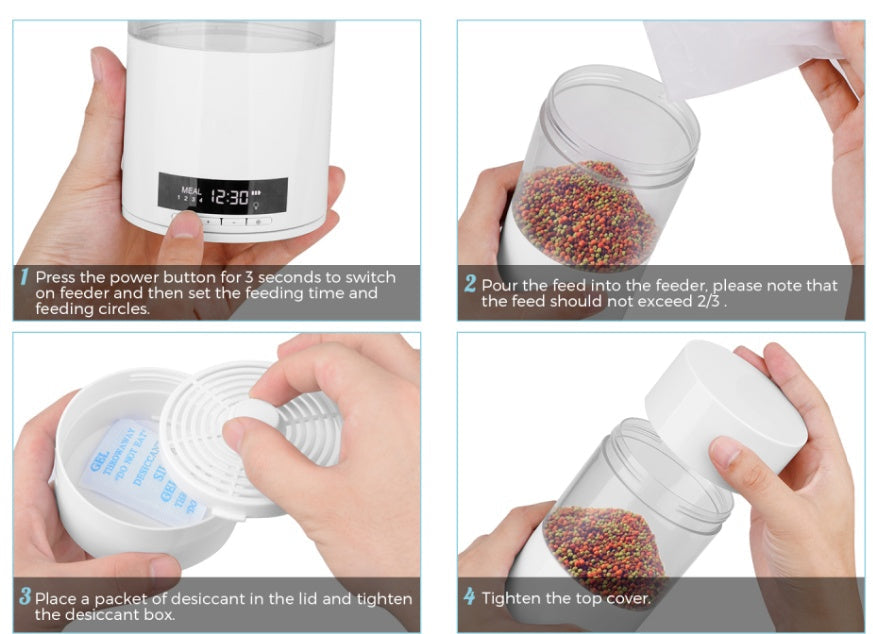 Transform Your Fish Feeding Routine with the Automatic Pet Aquarium Fish Feeder