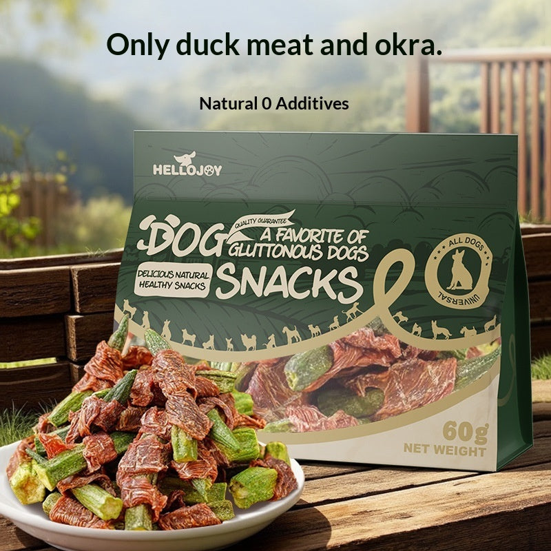 Pet Duck Okra Nutritious Chew Treats: The Perfect Snack for Your Furry Friend